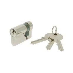 Demi Cylindre Chantier - Finition : Nickelé - IFAM - Finition : Nickelé