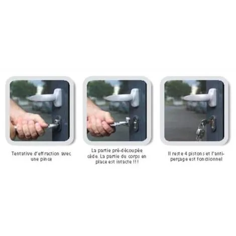 IFAM Cylindre De Sûreté F6S+ Débrayable Protection Anti Arrachement Par Stator Auto-cassant 30 X 40 5 Clés Réversibles 3 IFAM Cylindre De Sûreté F6S+ Débrayable Protection Anti Arrachement Par Stator Auto-cassant 30 X 40 5 Clés Réversibles – Image 3