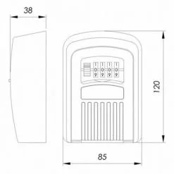 Coffre à Clés Mural G1 Ifam -IFAM Soldes Boutique 1952694 3