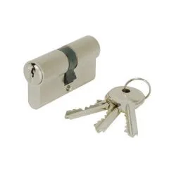 Cylindre Double Nickelé F5 S - Longueur : 30x60 - A : 30 - B : 60 - IFAM