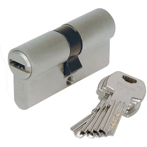 Cylindre Débrayable F6 S - Varié 5 Clés - Longueur : 35x35 - A : 35 - B : 35 - IFAM 1 Cylindre Débrayable F6 S - Varié 5 Clés - Longueur : 35x35 - A : 35 - B : 35 - IFAM