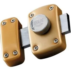 Verrou De Sureté à Bouton S'entrouvrant Ifam - Longueur 45 Mm