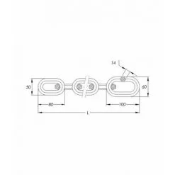 Chaîne Moto Haute Sécurité IFAM H14 7 Chaîne Moto Haute Sécurité IFAM H14 -IFAM Soldes Boutique 35691498 4