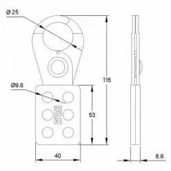 Porte-cadenas Multiple PMI IFAM 7 Porte-cadenas Multiple PMI IFAM -IFAM Soldes Boutique 45935155 4