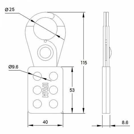 Porte-cadenas Multiple PMI IFAM 4 Porte-cadenas Multiple PMI IFAM – Image 4