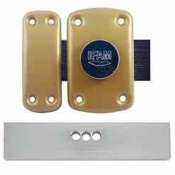 Verrou à Bouton Cylindre Série B5 + Pêne IFAM - Longueur: 45 Mm - Pêne: 160 Mm