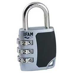 Cadenas C35s. Zinc. 34,5mm. Arc ø4,7mm. Avec Combinaison. Ifam