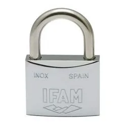 Cadenas En Acier Inoxydable 30. 30mm. Avec 2 Clés. Arc Normal. Ifam