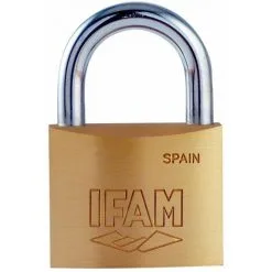 IFAM-K60 | Cadenas En Laiton De 60 Mm Avec 2 Clés à Anse Normales