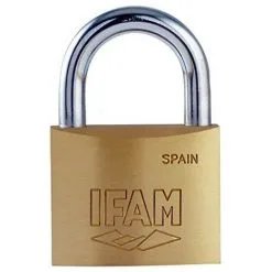 Cadenas K25. Laiton. 25mm. Avec 2 Clés. Arc Normal. Ifam